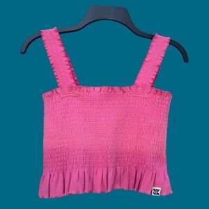 Audret Vest Top In Azalea Pink